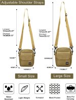 Small Crossbody Bag Side Shoulder Bag For Men, Women Mini Messenger Bag - Image 6